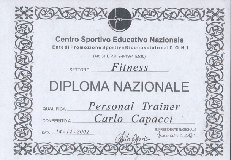 Diploma Nazionale Personal Trainer